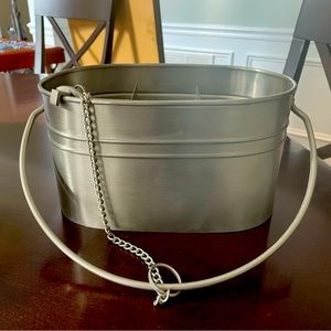 Pottery Barn Metal Beer Container